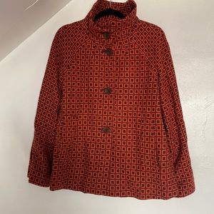 Beautiful jacket orange and brown